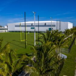 Miami Dolphins outside turf.