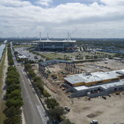 Training facility under construction.